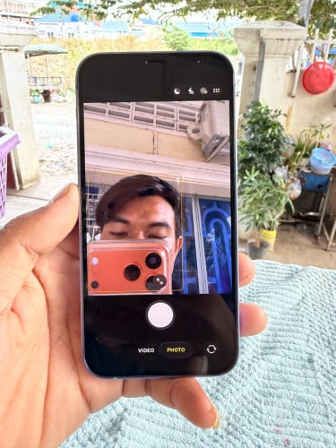 IPhone 12 128GB សណុំហ្សុីនទាំងអស់​ តួ​ស្អាត​ខ្ចី99%