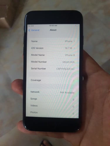 iphone 8 ស្អាតសាណុំហ្សុីន ថ្មល្អកាន់ភ្លើង👍