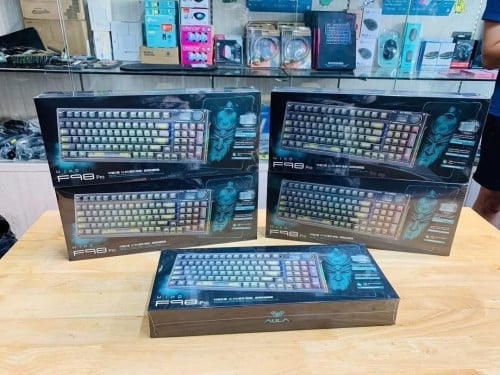 Keyboard Wireless Gaming Brand Aula F98 Pro មាន3ពណ៌ មានការធានា1ឆ្នាំពេញ អីវ៉ាន់មាននៅក្នុងស្តុក 📩