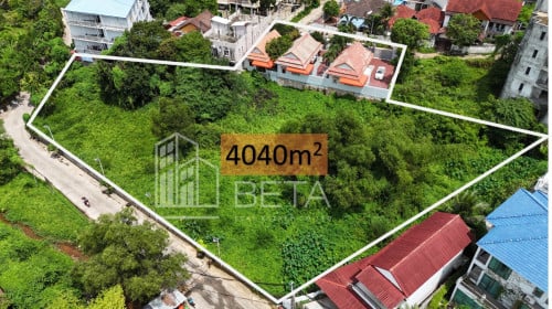 Land for sale urgent 4040sqm (Good for build a condo, apartment for rent, hotel, building)