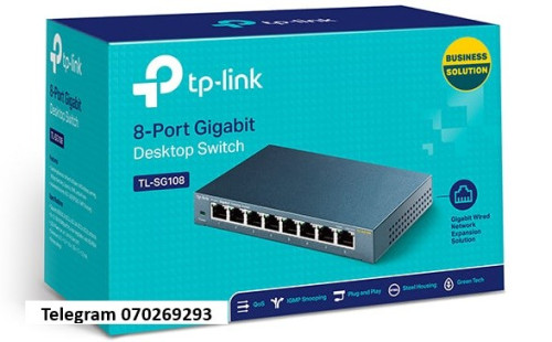 TP-Link LS108G 8-Port 10/100/1000Mbps Desktop Network Switch