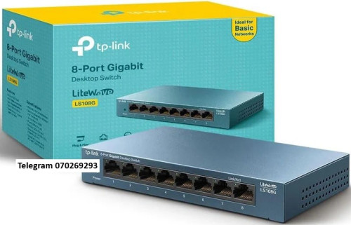 TP-Link LS108G 8-Port 10/100/1000Mbps Desktop Network Switch