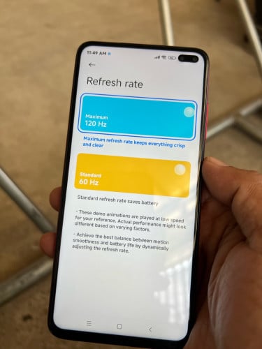 Redmi k30 Ram6+2/128G សំណុំសុិន