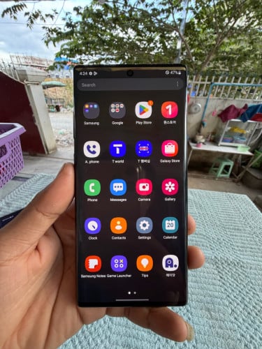 Samsung Note 10 Plus 5G Ram12/256GB តួ​ខ្នងស្អាត​ខ្ចី​98%