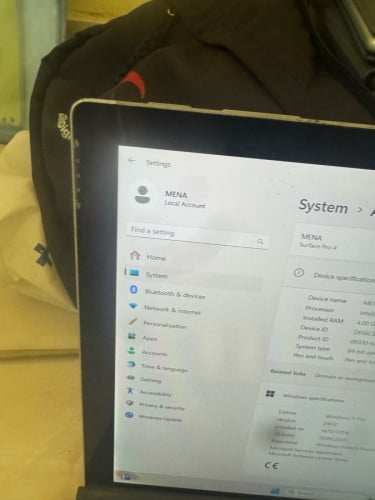 Surface pro4