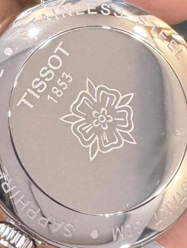 Tissot Dressport Chronograph Black Dial Diamond Ladies Watch