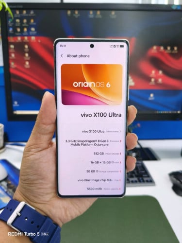 Vivo X100 Ultra 16/512g សាណុំ ស្អាត 99.99%