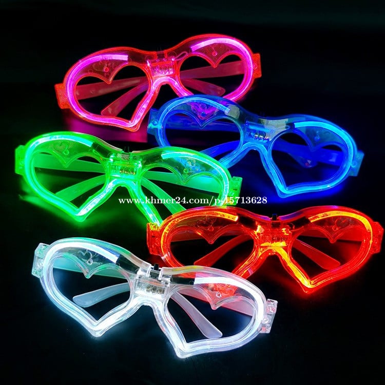វ៉ែនតាLED សំរាប់កម្មវិធីអាពាពិពាហ៍ ខួបកំណើត Party ផ្សេងៗ