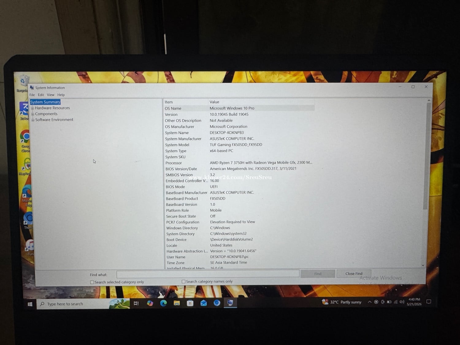 ASUS TUF Gaming FX505DD
