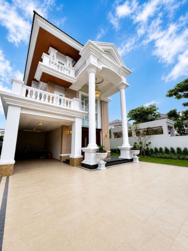 វីឡាព្រីនសម្រាប់ជួល+ទីតាំង បុរីប៉េងហួតបឹងស្នោរ ច្បារអំពៅ ផ្លូវជាតិលេខ1