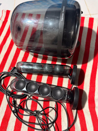 សំឡេងអេមដូចថ្មី តម្លៃ ចរចា harman kardon sound sticks 4