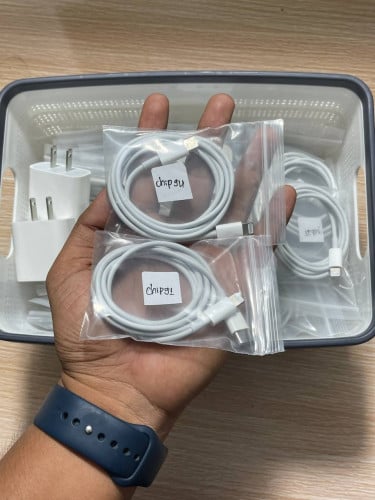 📱 ដុំសាក ខ្សែសាក iPhone Original 100% ✔️