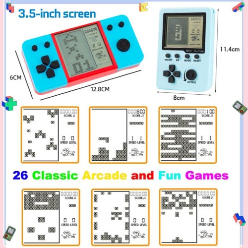 Classic 3.5-Inch Retro Brick Game Handheld – Nostalgic 9999-in-1 Electronic Puzzle Machine