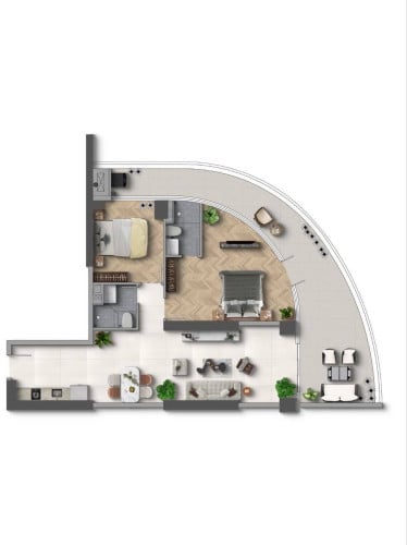 Condo 2 bed rent $1,200 - Morgan
