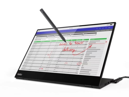 Lenovo 14" ThinkVision M14t FHD Touch USB Type-C Monitor (1920 x 1080)
