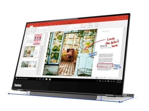 Lenovo 14" ThinkVision M14t FHD Touch USB Type-C Monitor (1920 x 1080)