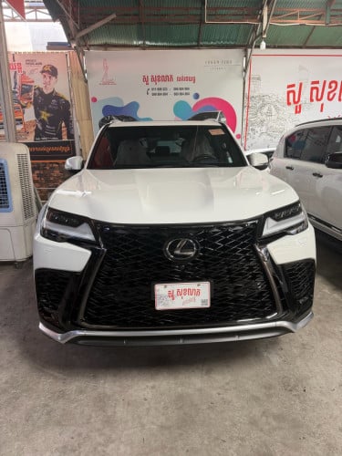 Lexus LX600 2024 ស Fsport ក្នុងក្រហម USA ប្រើ 150Miles New Tax
