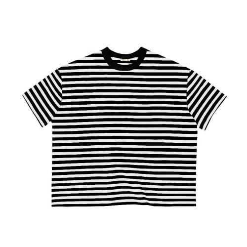 Premium 100% Cotton Blue Striped Tee | Unisex Fit