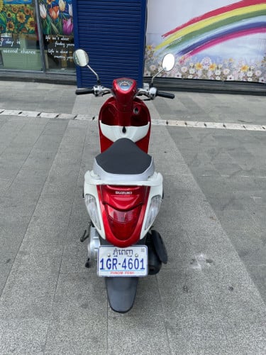 Suzuki Lets 2018 New98%មានពន្ធកាតគ្រីស្លាកលេខ