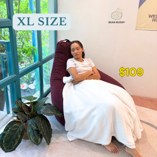 XL Size Bean Bag សាឡុងអង្គុយគ្រាប់ស្នោ​
