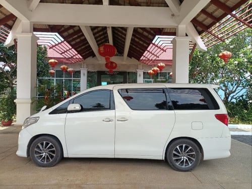 រថយន្ត ជួល Alphard 012 ប្រើសាំងមាន insurance