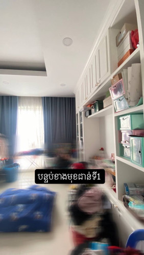 វីឡាភ្លោះ(A)សម្រាប់លក់🏡• ទីតាំង បុរី ប៉េង ហួត បឹងស្នោ(Rose Ville)