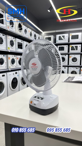 កង្ហារសាកភ្លើង Honjianda HJD-FL301 Rechargeable Fan _ 12"