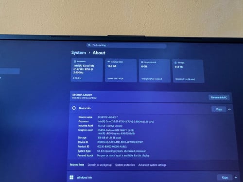 (Sold) Asus Rog g17