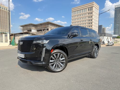 Cadillac Escalade ESV Full Option 2021 តួវែង ម្ចាស់ដេីមសោរ2គ្រាប់ ស្កុតមួយជុំ