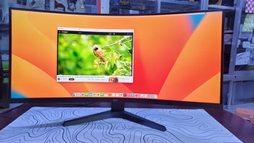 Gaming Monitor 34 inch  WQHD 3440 x 1440 165Hz 1ms 90%DCI-P3 មួយទឹកនៅស្អាត អេក្រង់កោង