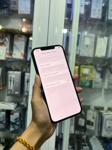 iPhone 12pro max 🍏 ពណ៌ខៀវ 128GB  LLA  Battery 95% 🔋 តួស្អាត 99% សំណុំហ្សីន អត់ជាប់អី(ធានា1ខែ)