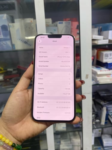 iPhone 13promax/128GB/ZAថ្ម90%តួរស្អាតសុីនសានុំ