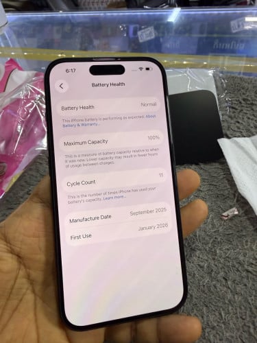 iPhone 15 128G C/H Sim2 ហ្សុីនសំណុំណែន មានឆ្នាំងសាក