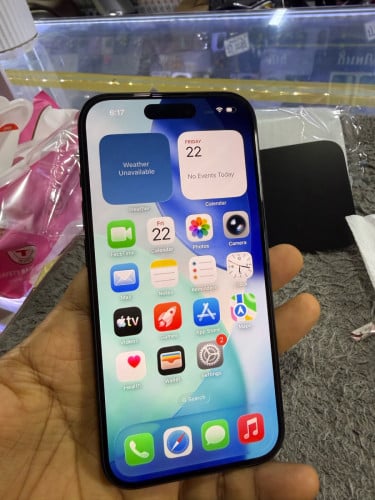 iPhone 15 128G C/H Sim2 ហ្សុីនសំណុំណែន មានឆ្នាំងសាក