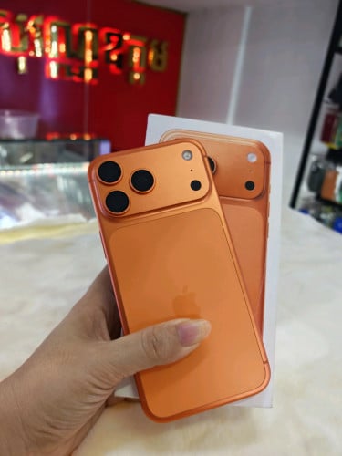 iPhone 17pro max 256G LLA Esim ថ្ម100% ស្អាតដូចថ្មី 99%