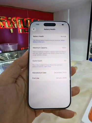 iPhone 17pro ZA sim1+Esim 512G សាកថ្ម 83ដង ថ្ម100% រាងតូចច្រឡឹង