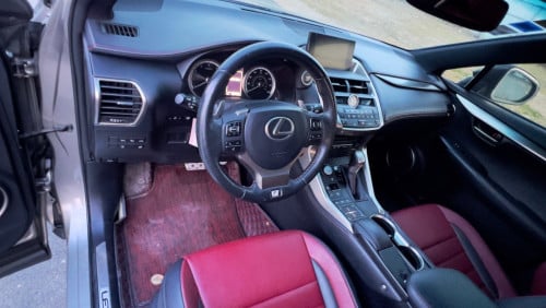 Lexus NX 200t F-sport full option ឆ្នាំ2015 ប៉ុង2 ប៊ូតុង5 ពណ៍ទីតានៀម