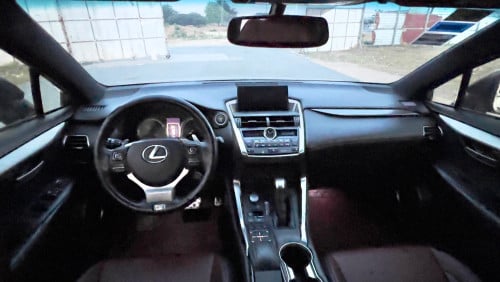 Lexus NX 200t F-sport full option ឆ្នាំ2015 ប៉ុង2 ប៊ូតុង5 ពណ៍ទីតានៀម