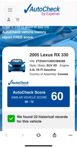 LEXUS RX 330 best option 2005 pog2