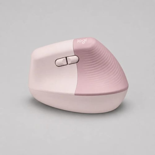 Logitech Lift Vertical Ergonomic Mouse - ROSE/DARK ROSE (910-006481)