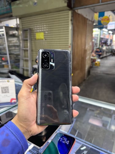 Mi11T 128G Ram8G sim2 Global បែកខ្នង ស្ទើរCamreaព្រិល