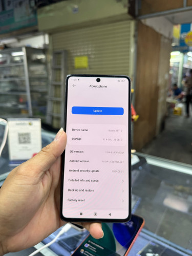 Mi11T 128G Ram8G sim2 Global បែកខ្នង ស្ទើរCamreaព្រិល