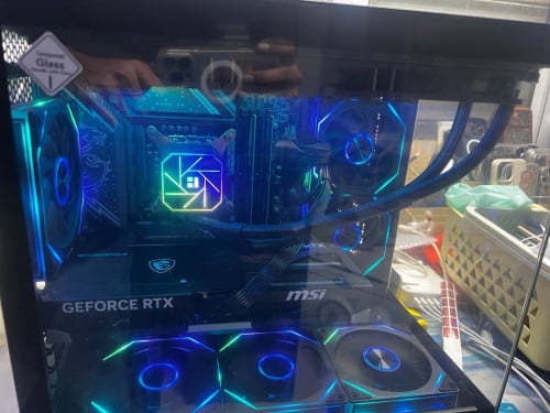MSI PC computer and monitor