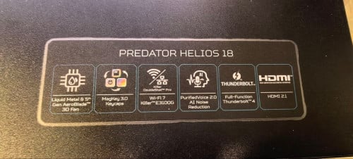 RTX 4080 Laptop Predator Helios