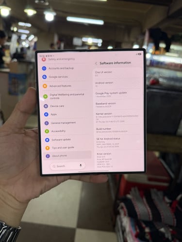Samsung galaxy fold 6 256G 97% Company