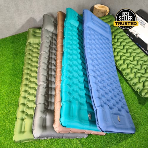 Thickened Single Camping Air Mattress – Moisture-Proof