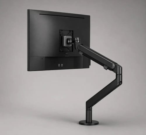 TruVision DS-OZ-1-S Single Monitor Desk Arm (Silver)