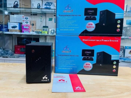 UPS Brand Power T 1250VA  ឥវ៉ានស្ដុកថ្មីបងៗ មានការធានា1ឆ្នាំពេញបងៗ 📩