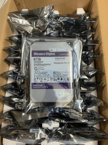 WD Purple 3TB Hard Drive Surveillance DVR/NVR HDD