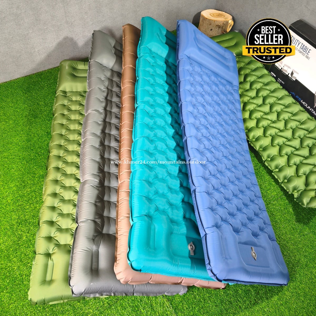Thickened Single Camping Air Mattress – Moisture-Proof